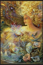 CRYSTAL OF ENCHANTMENT FAIRY   - JOSEPHINE WALL - POSTER - 24